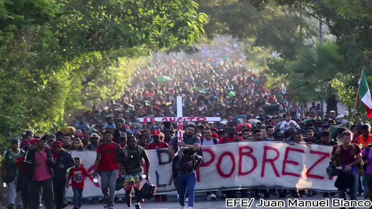 Sale de Chiapas caravana de m s de 10 mil migrantes rumbo a